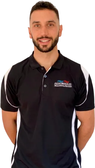 Maurice, owner of Aerobreeze Airconditioning